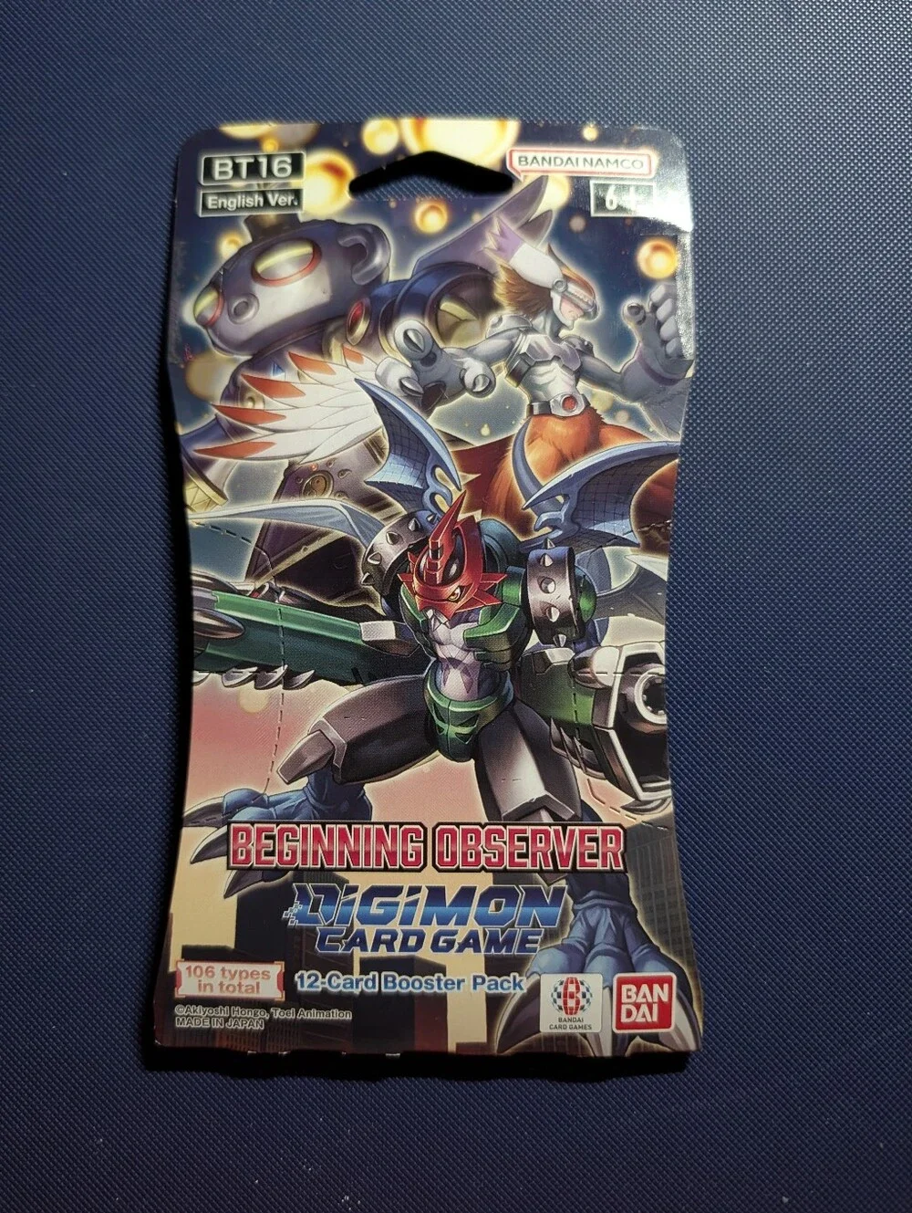 Digimon Beginning Observer Card Game BT16 12-Card Booster Pack